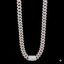 9914219 | 925 Silver Moissanite Two Tone Rhodium Rose Gold Cuabn