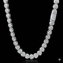 NERIS 7MM RHODIUM MOISSANITE ICED OUT CHAIN  |  996781