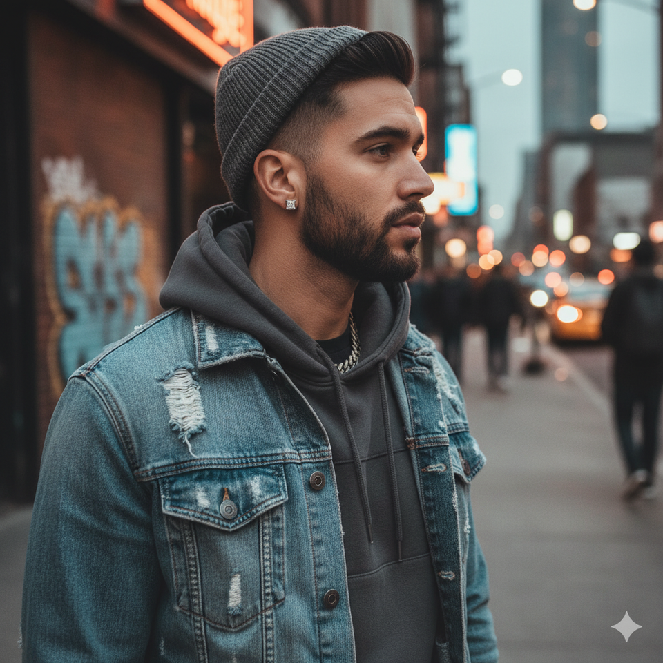 998101 | 925 Moissanite 0.25CTW Rhodium Earrings