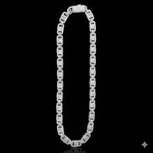 998741 | 925 Silver Moissanite Cuban 10.5mm Rhodium