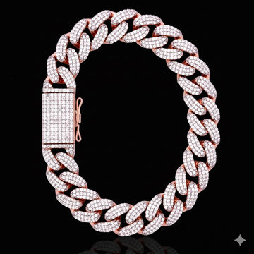 991395 | 925 Moissanite Rose Gold Bracelet