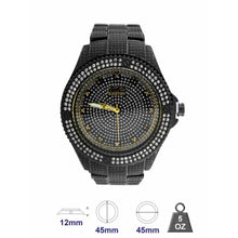 Metal Band watch with crystal stone for Men 561813