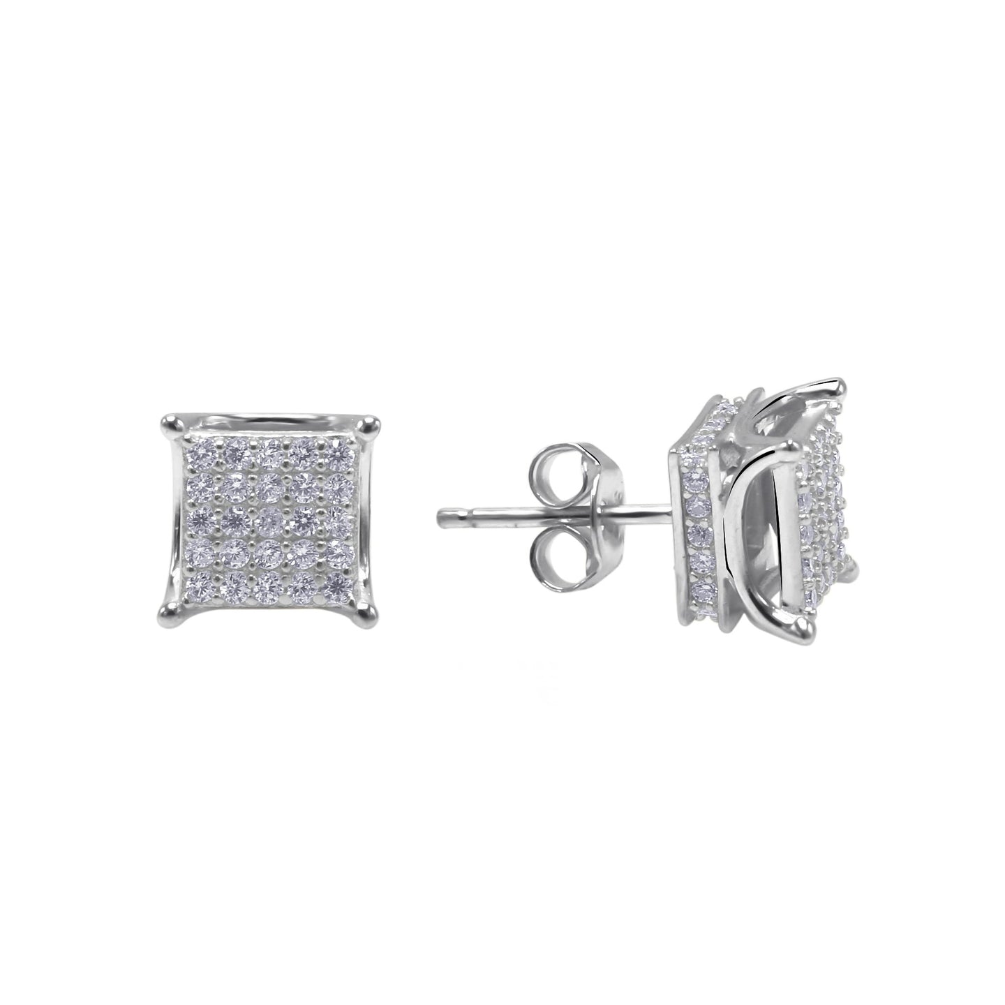 ABLAZE SILVER MOISSANITE EARRINGS I 991741