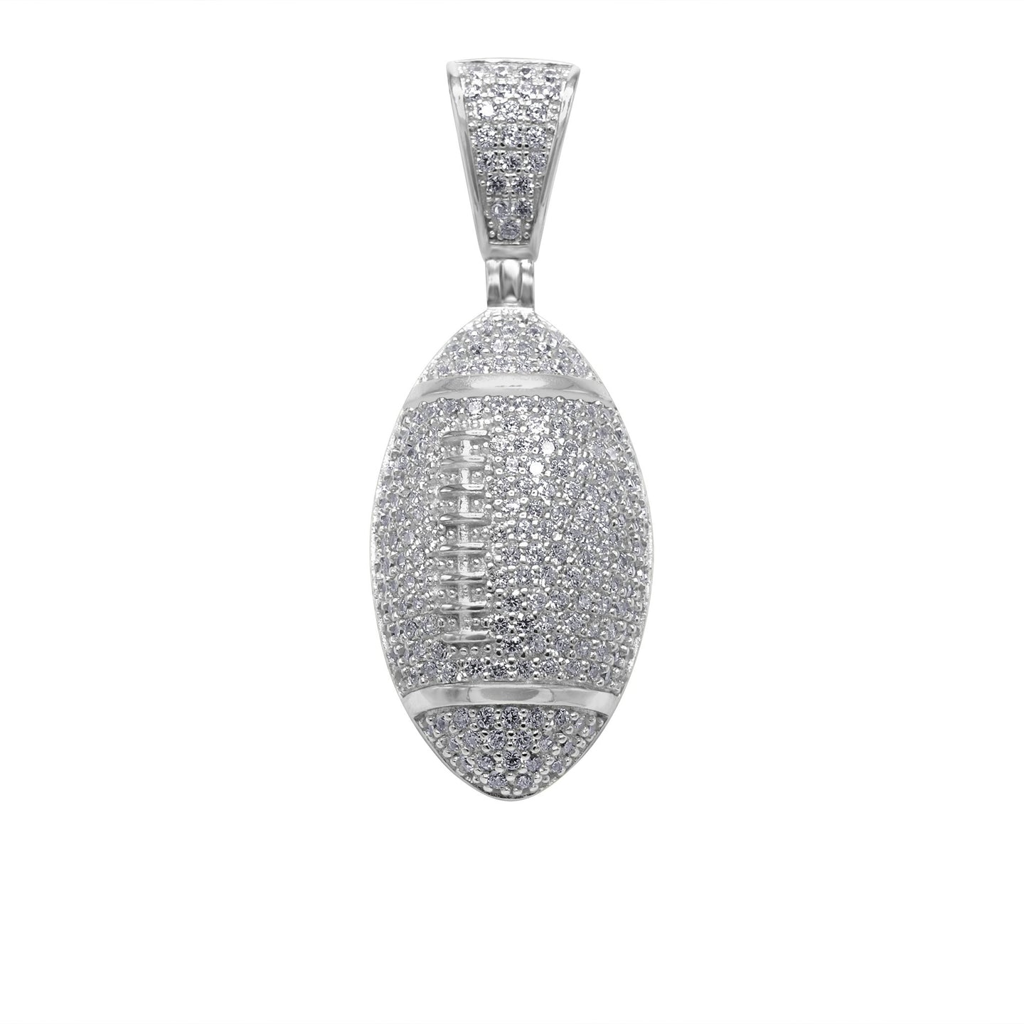 AGLITTER MOISSANITE SILVER PENDANT I 991871