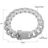 HOTSHOT SILVER MOISSANITE 18MM BRACELET I 991591