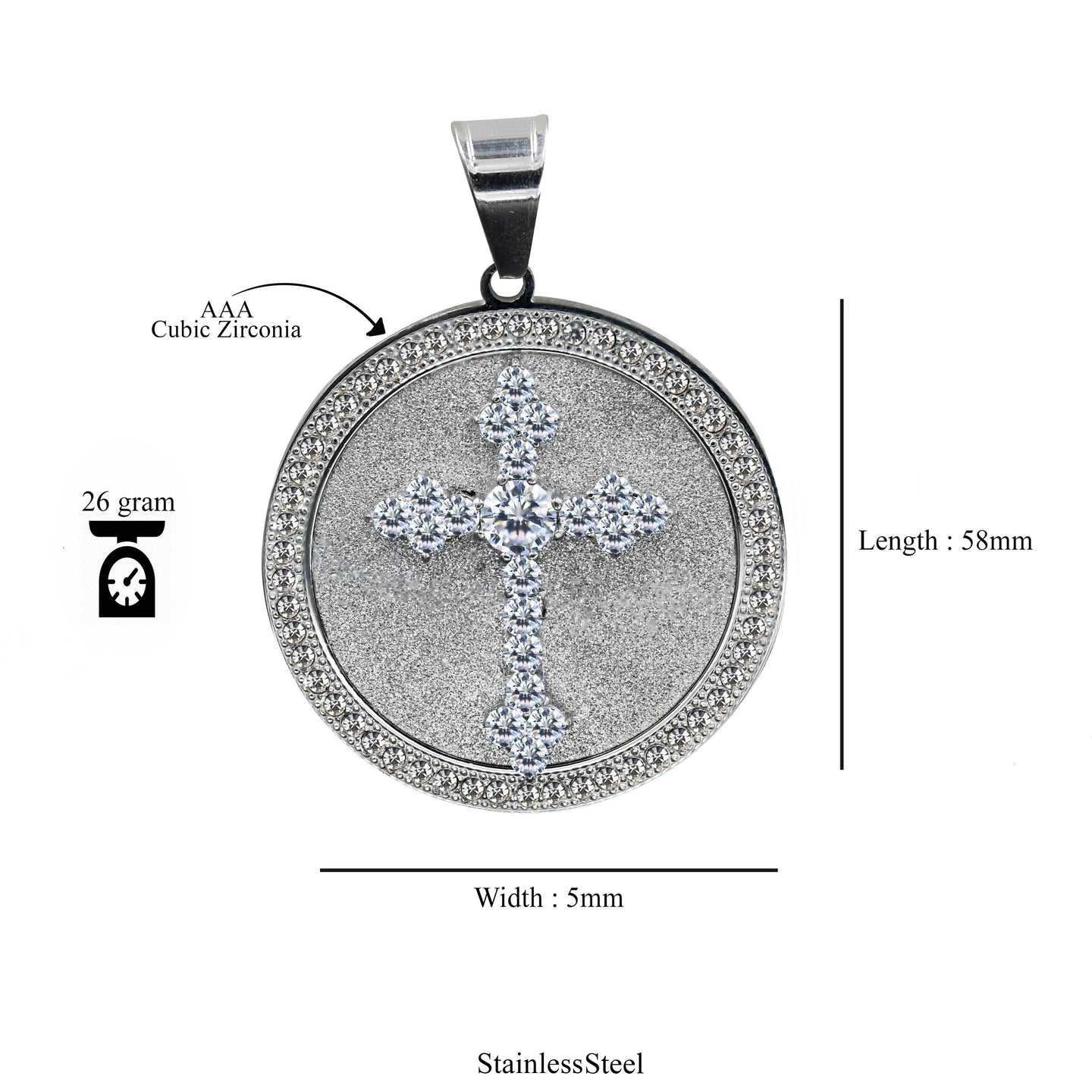 DAPPER Steel Pendant | 939301