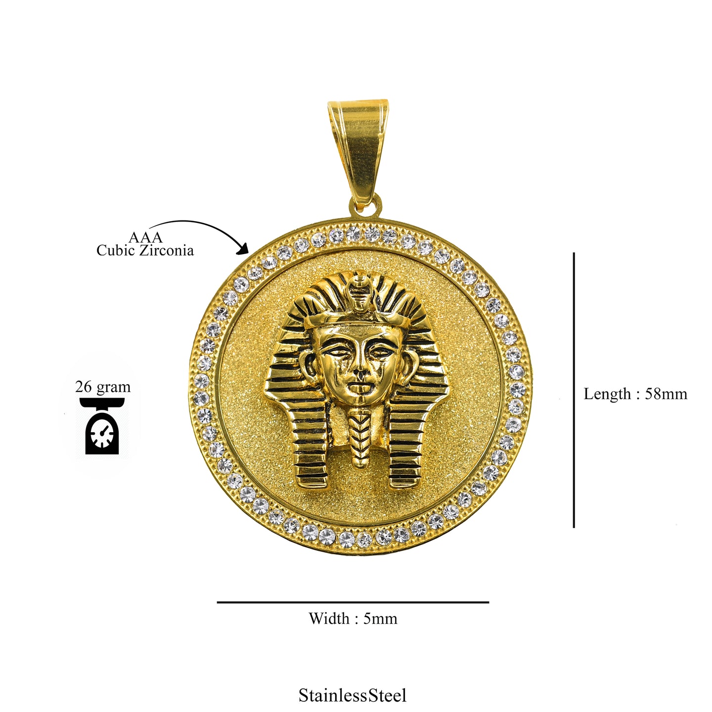 ORNATE Steel Pendant | 939212