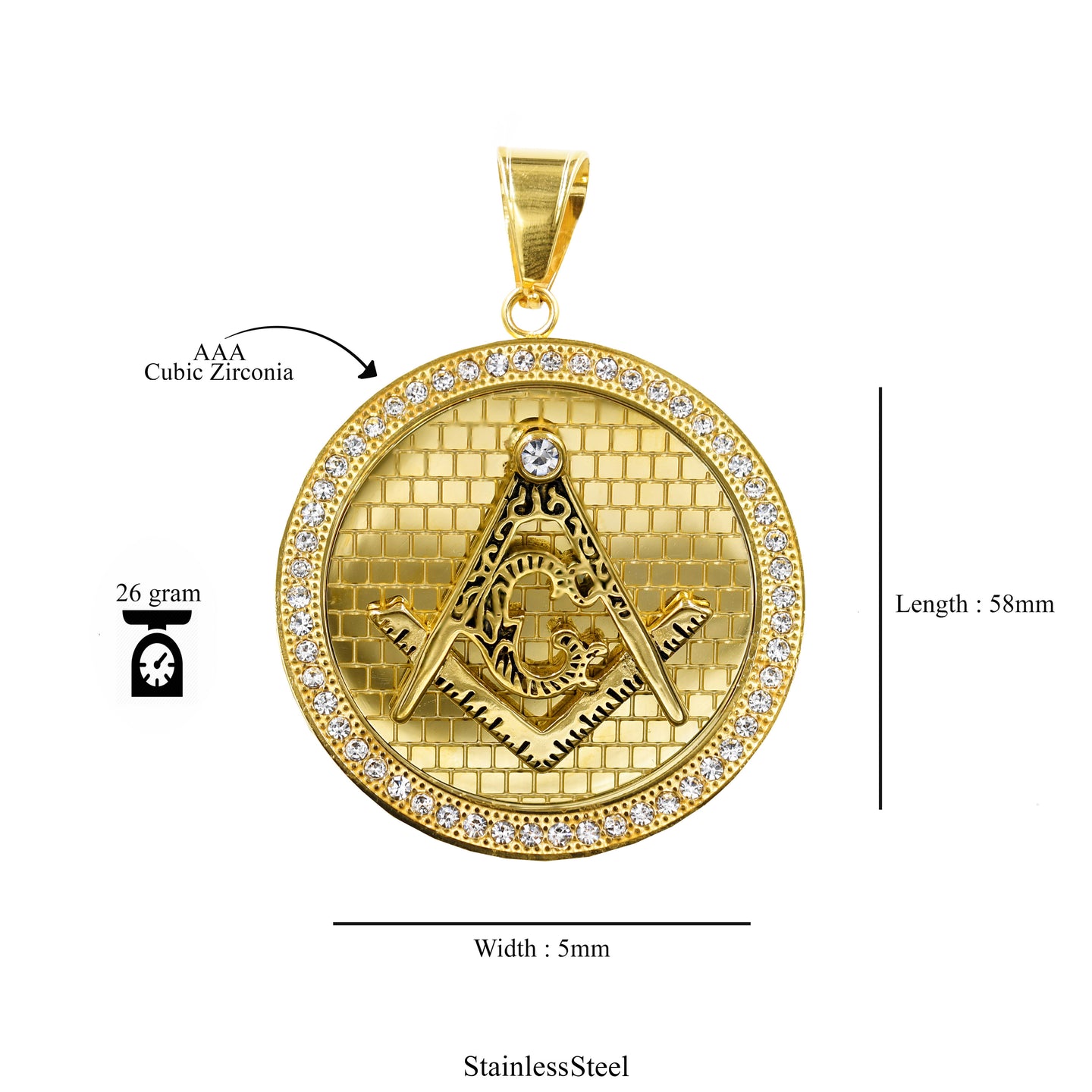 GENIAL Steel Pendant | 939322