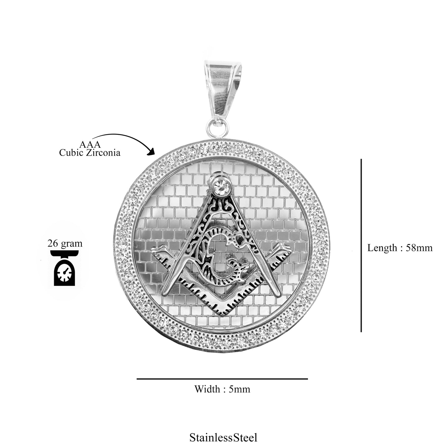 GENIAL Steel Pendant | 939321