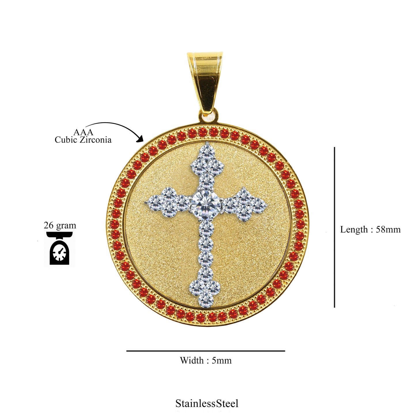 DAPPER Steel Pendant | 939306