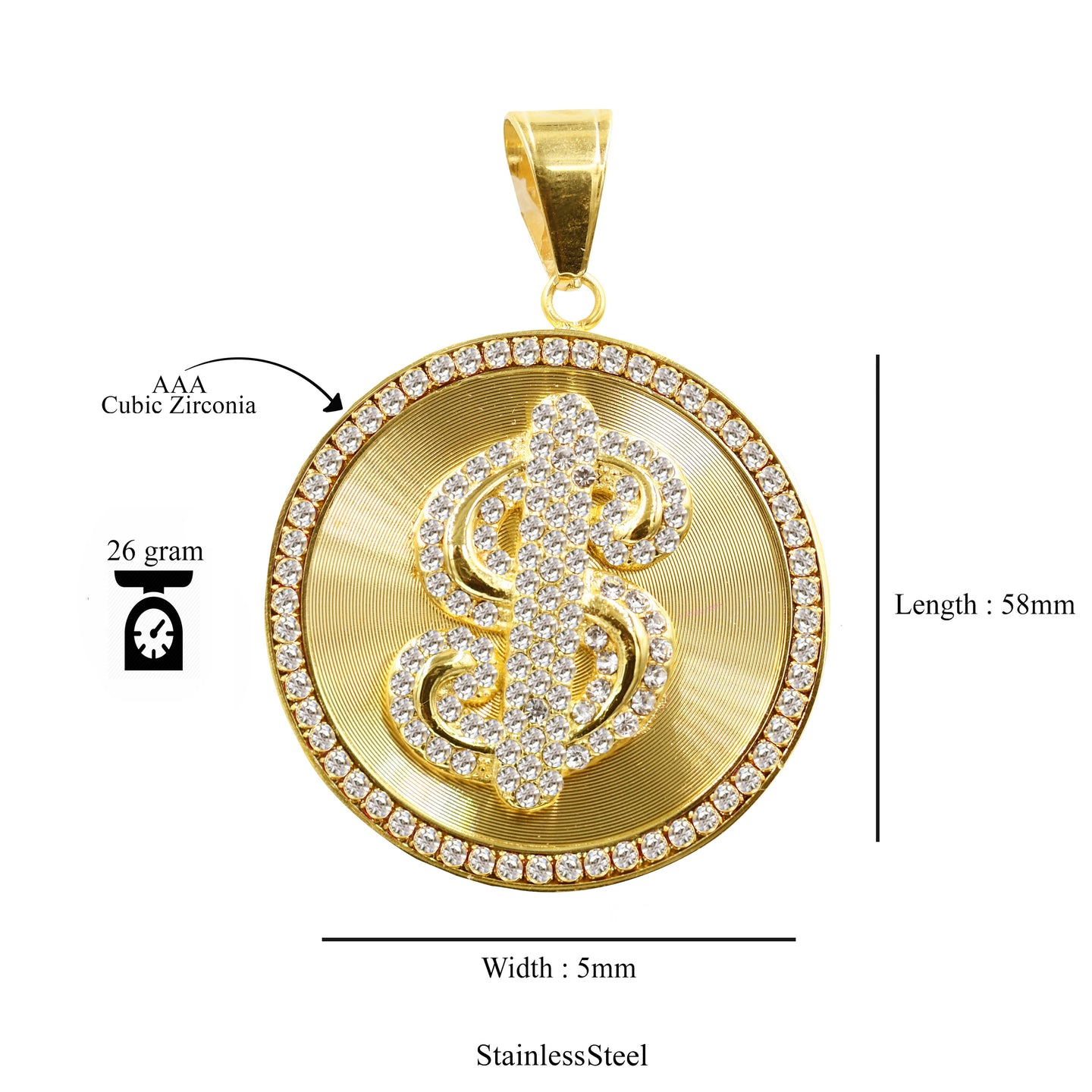 FADDY Steel Pendant | 939352