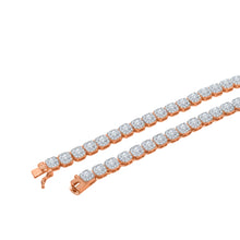 ICECUBE 5 MM 925 SILVER SQUARE TENNIS CHAIN | 9210065