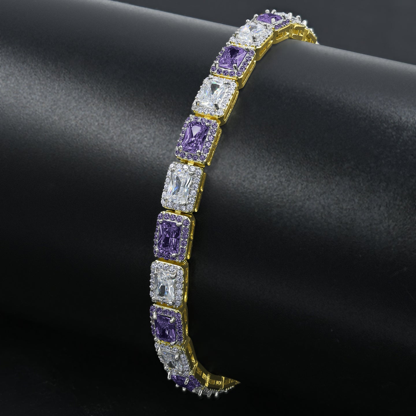 SHOWY 6MM SQUARE TENNIS BRACELET I 9622219