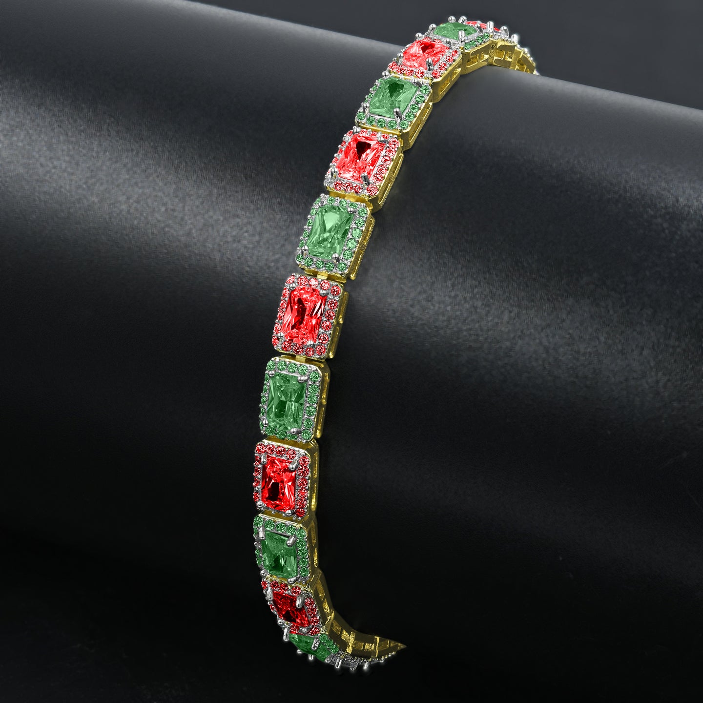 SHOWY 6MM SQUARE TENNIS BRACELET I 962228