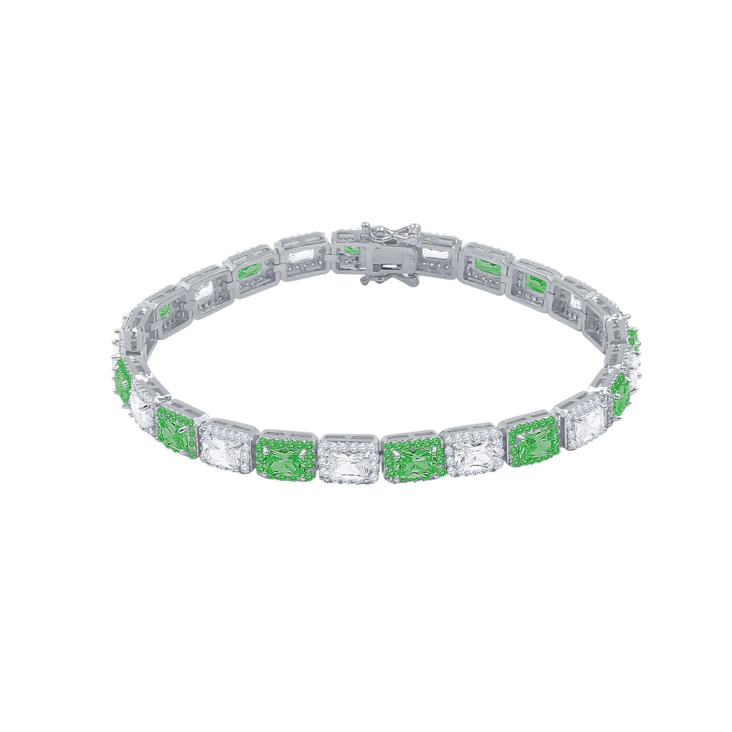 SHOWY 6MM SQUARE TENNIS BRACELET I 9622222