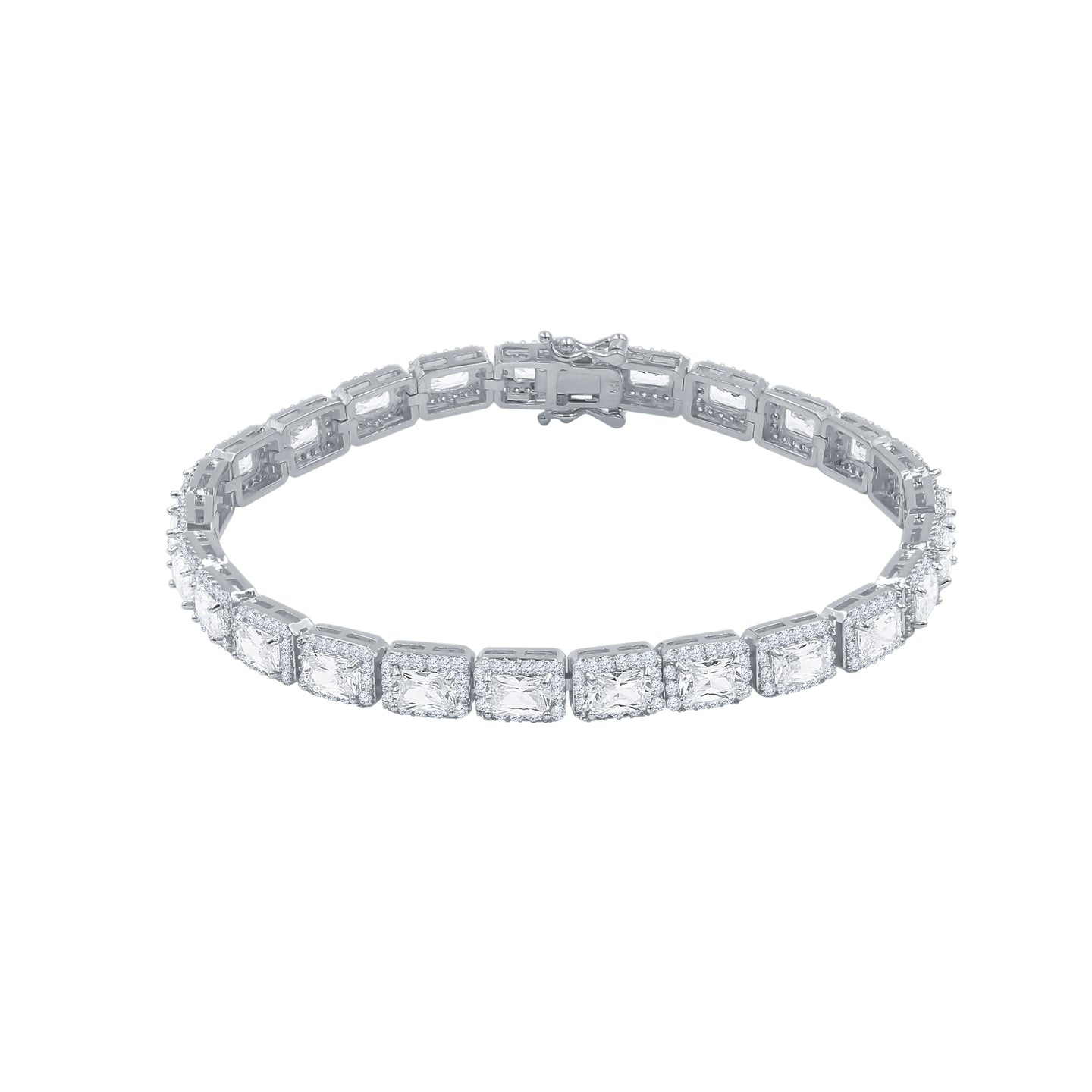 SHOWY 6MM SQUARE TENNIS BRACELET I 962221