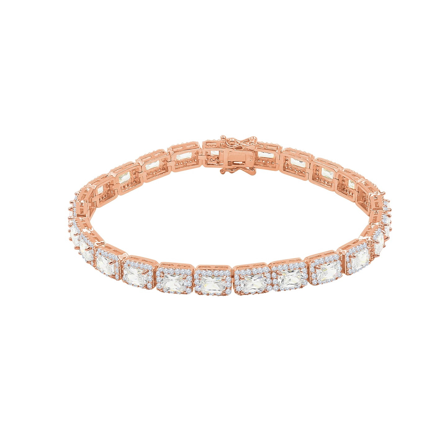 SHOWY 6MM SQUARE TENNIS BRACELET I 962225