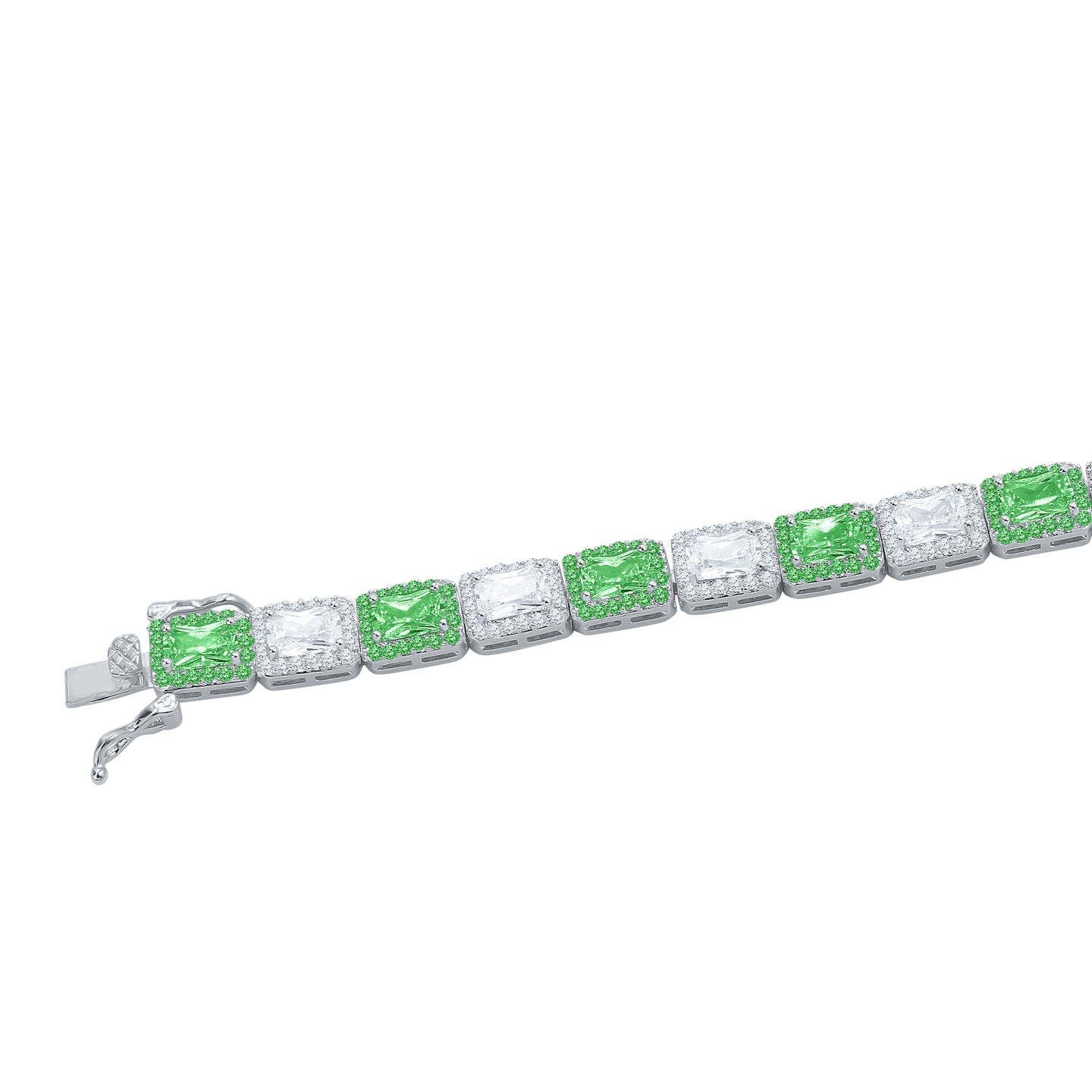 SHOWY 6MM SQUARE TENNIS BRACELET I 9622222