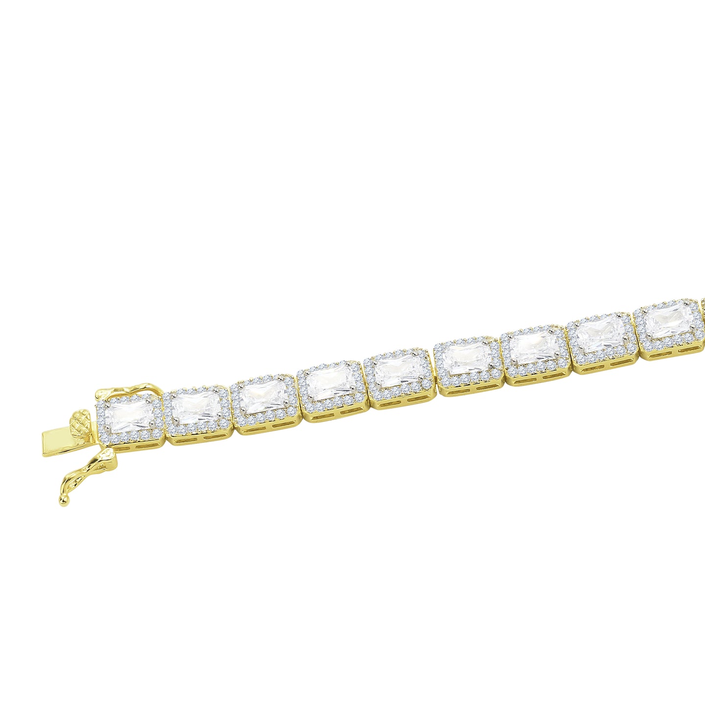 SHOWY 6MM SQUARE TENNIS BRACELET I 962222