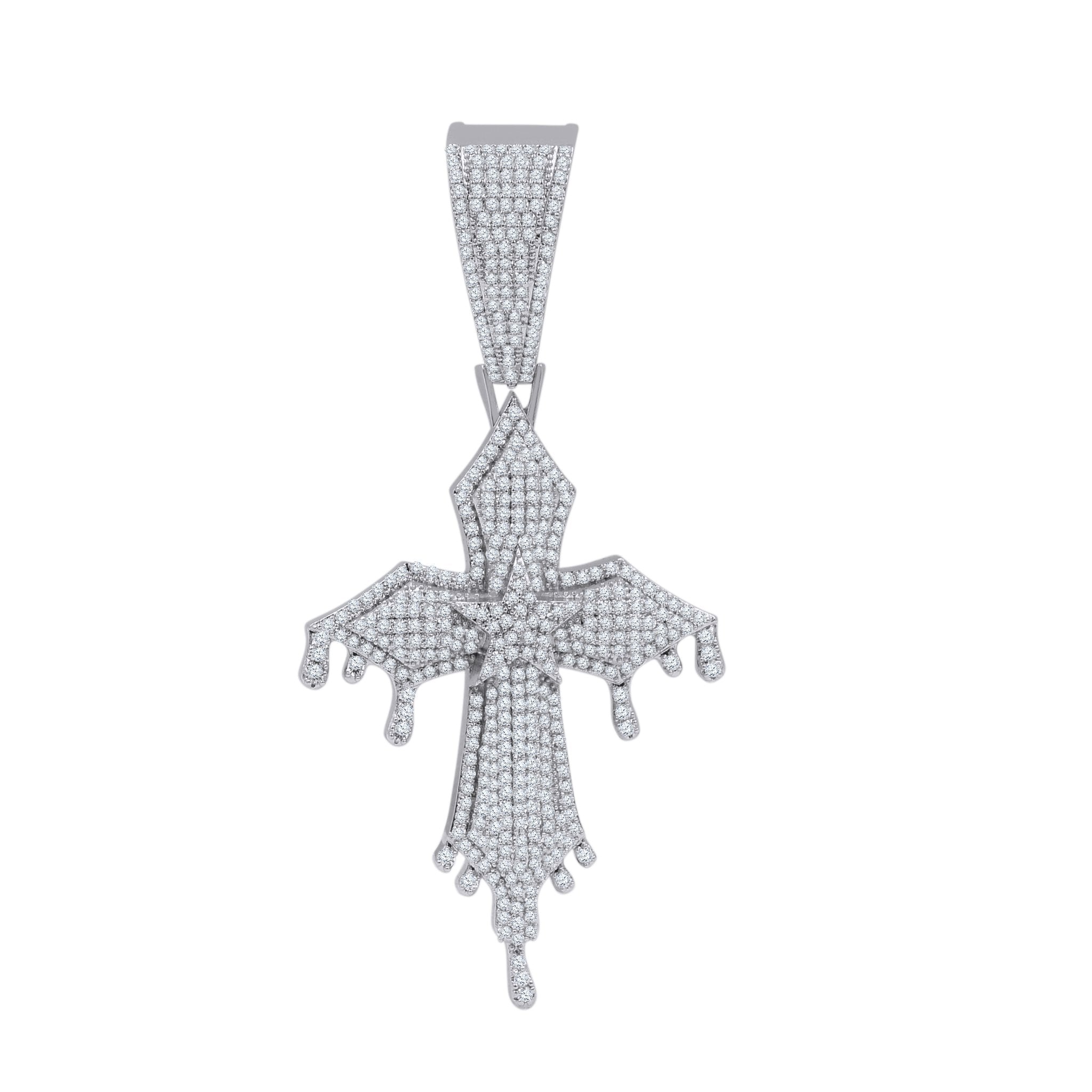 LUCENT DRIP CROSS PENDANT | 962421