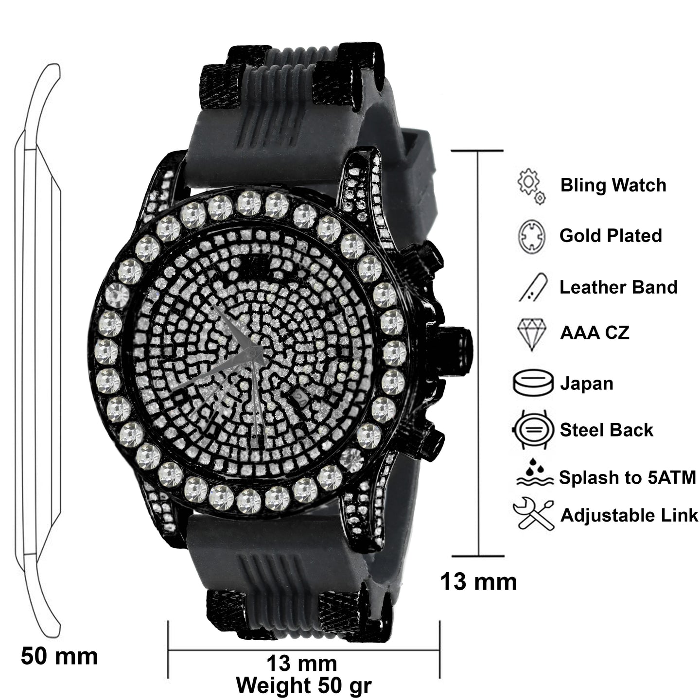 ICEMASTER-BLING-LEATHERBAND-562613