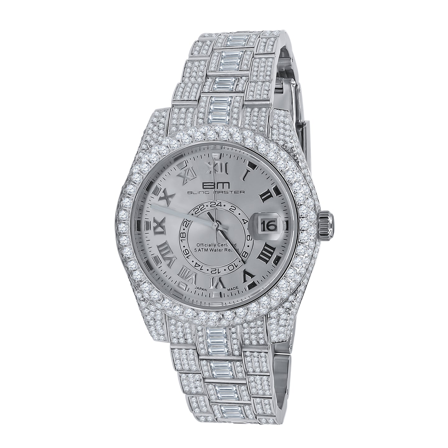 KNIGHT Steel CZ Watch | 530371