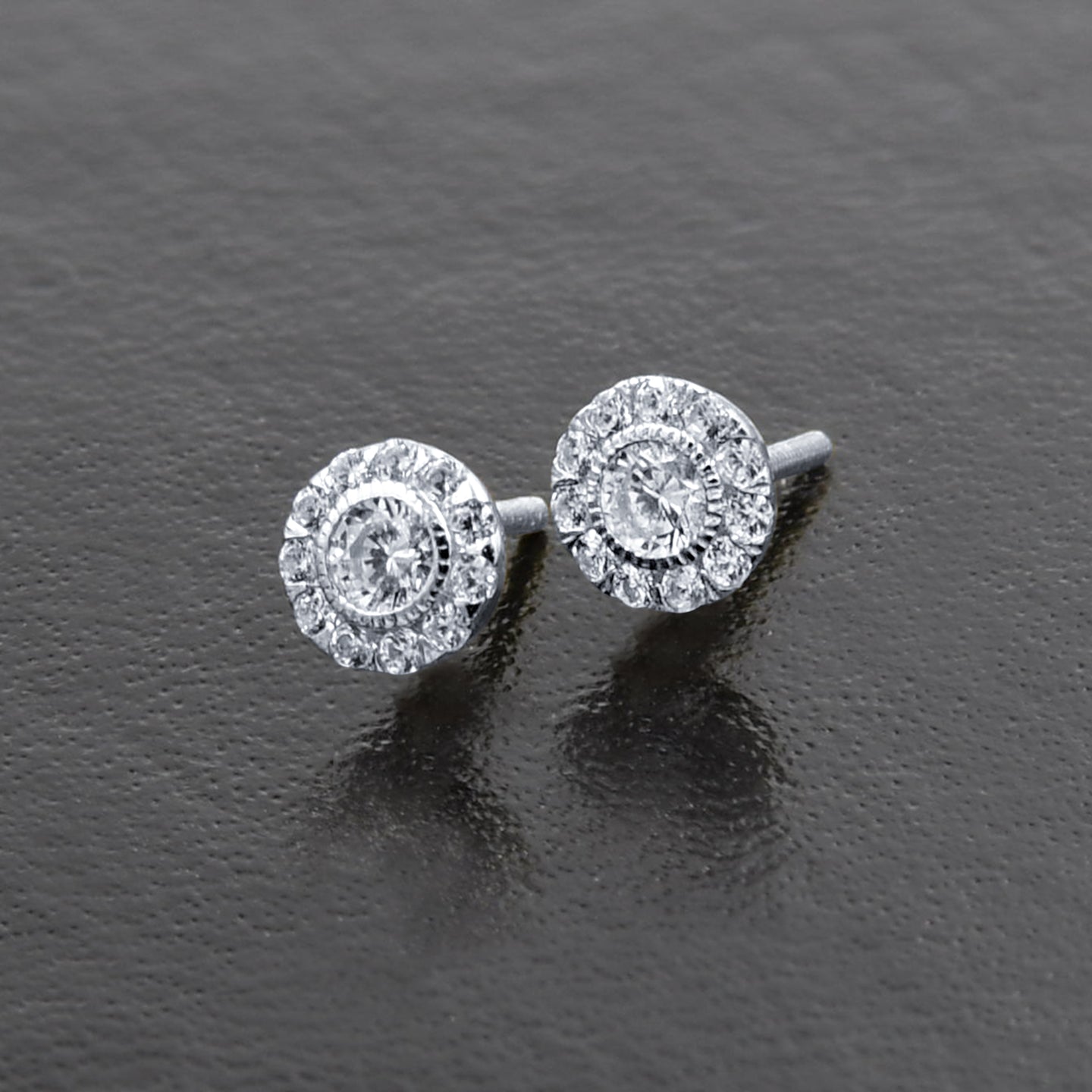 Ethical style stud earrings- 925 SILVER EARRINGS I 9211681