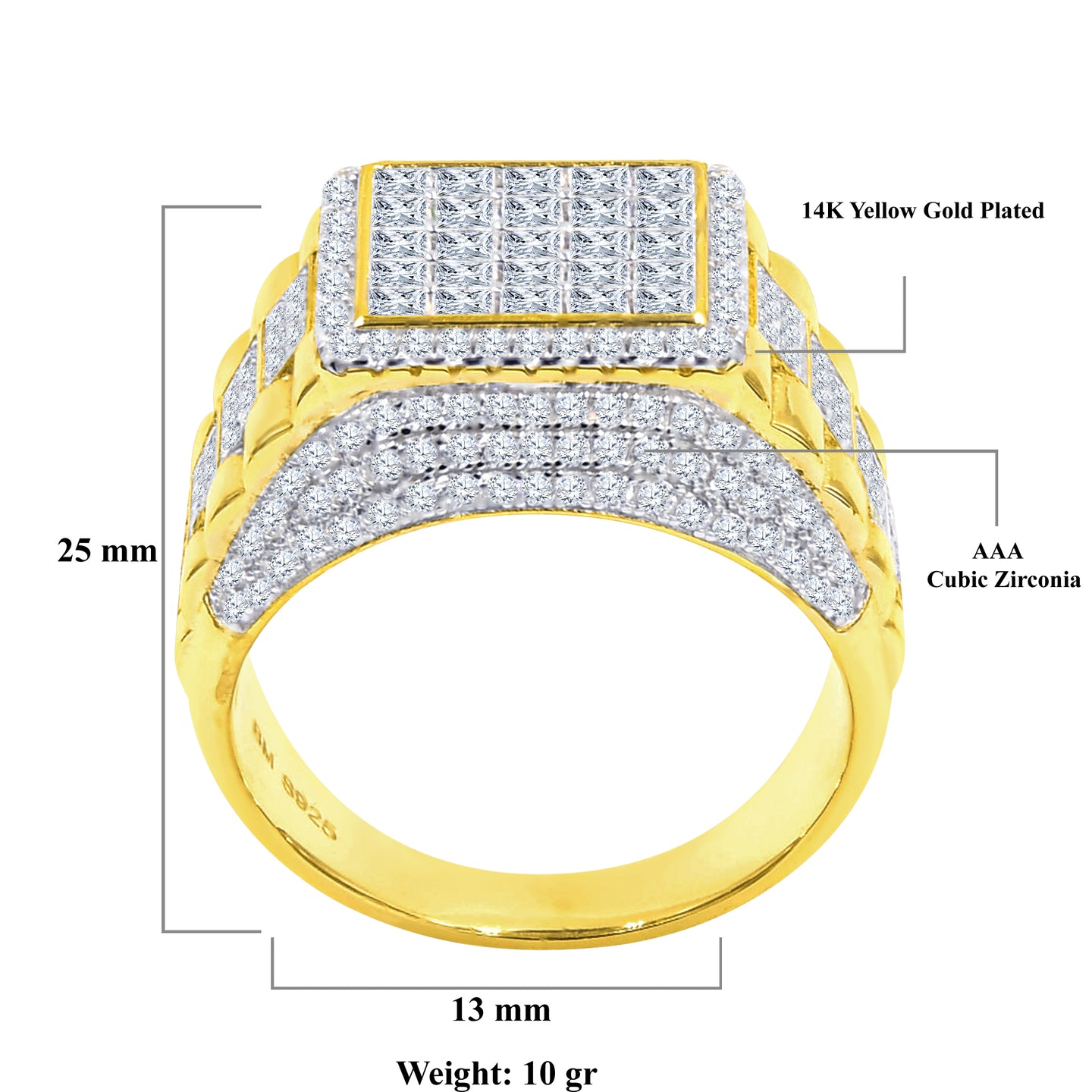 925 SILVER RING I 9211702