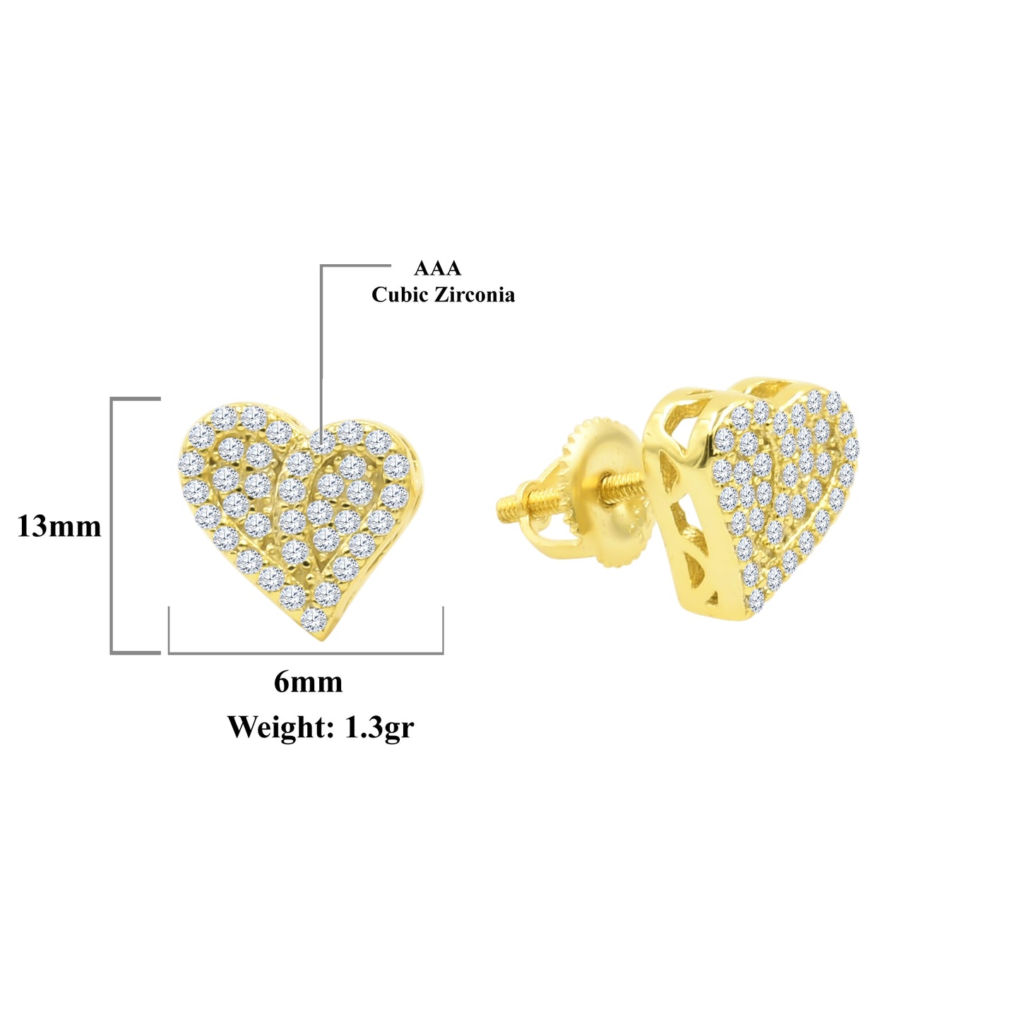 Diminutive Screw Back Earrings | 9212322