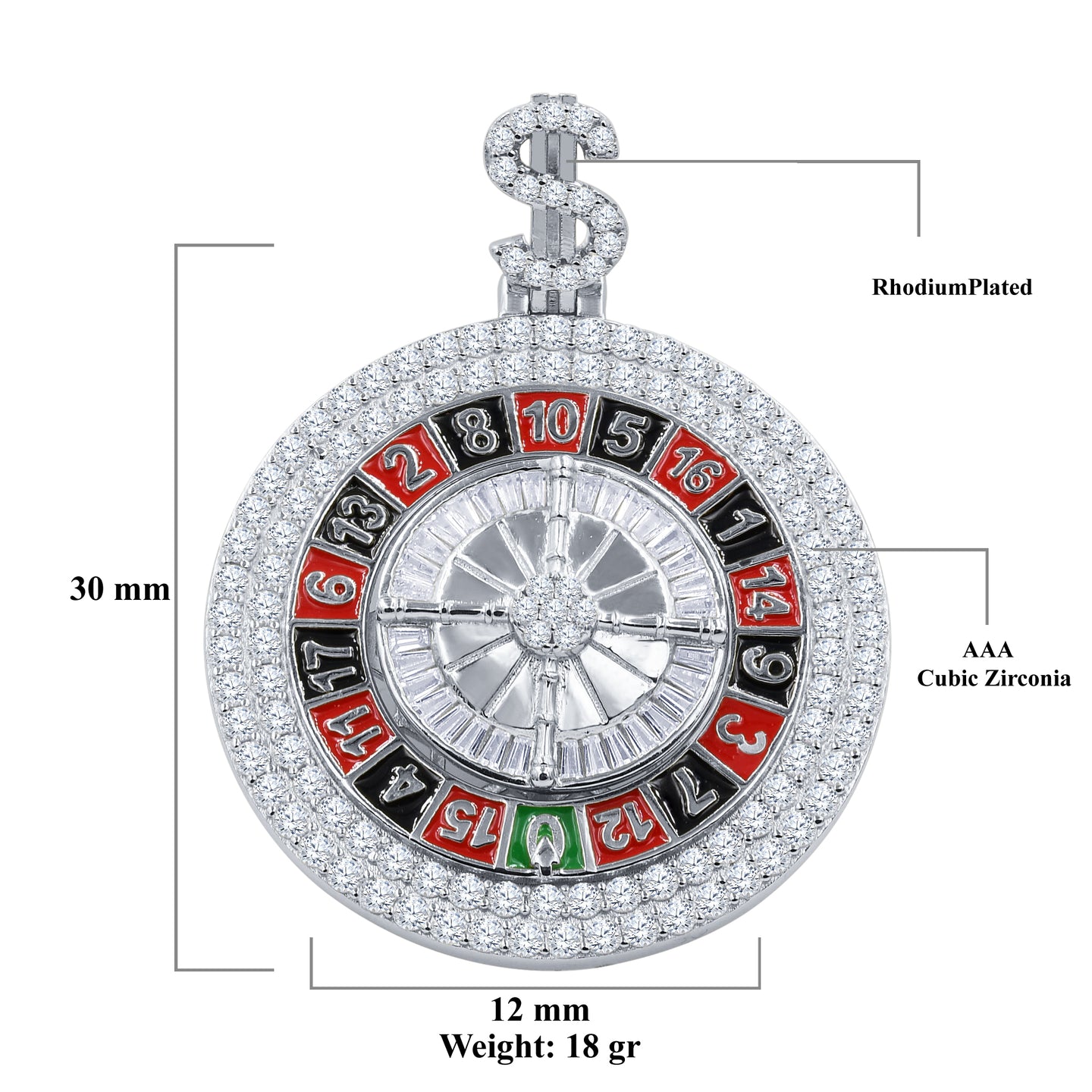 Splendid Silver Pendant | 9212521