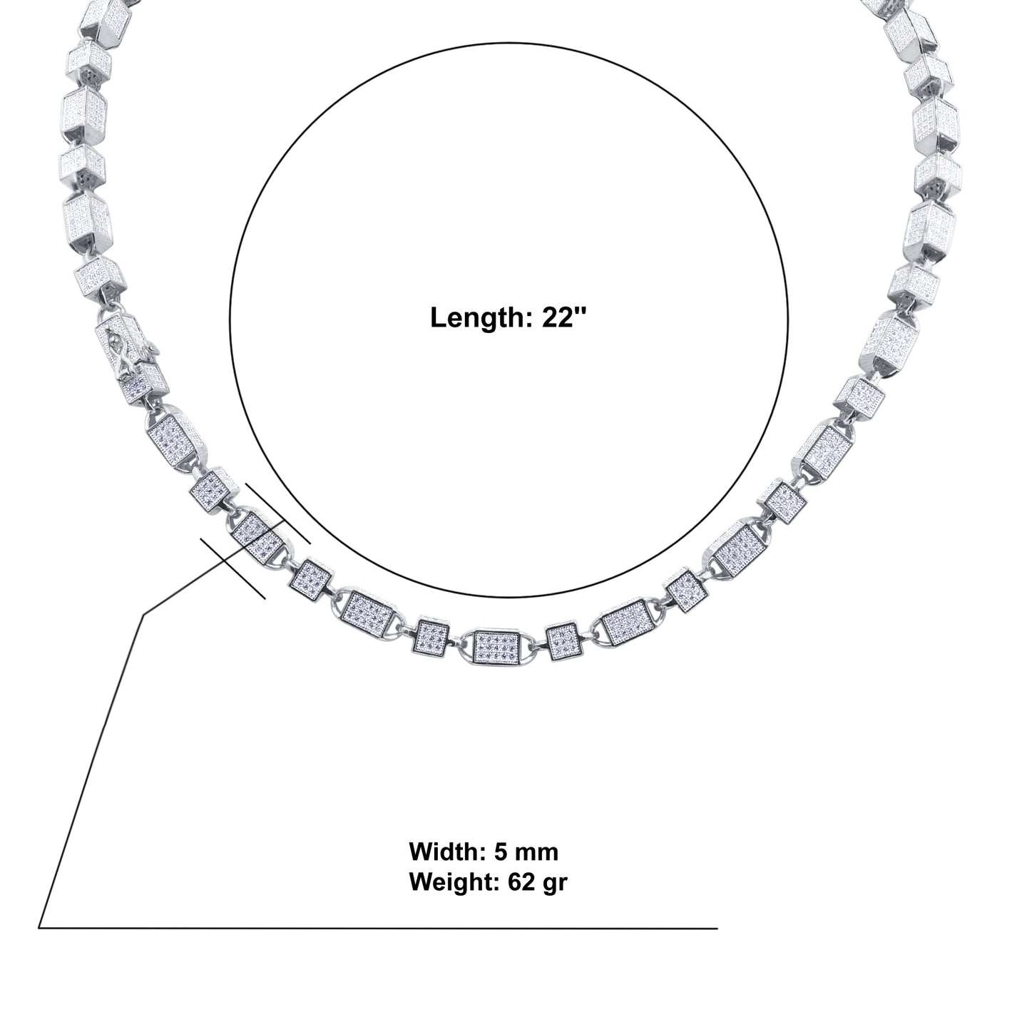 FLAMBOYANT CZ Chain | 962601