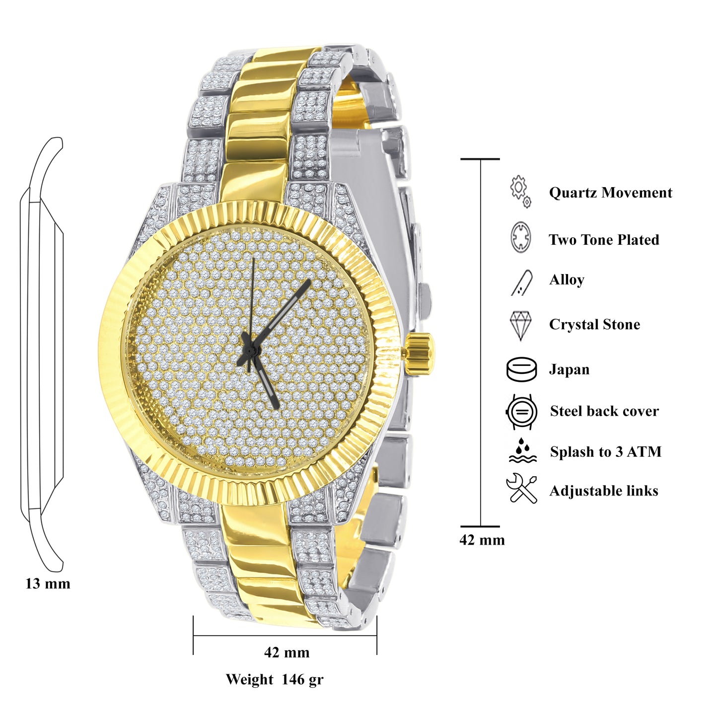 PERSONIFIED ULTRA BLING WATCH | 5626742