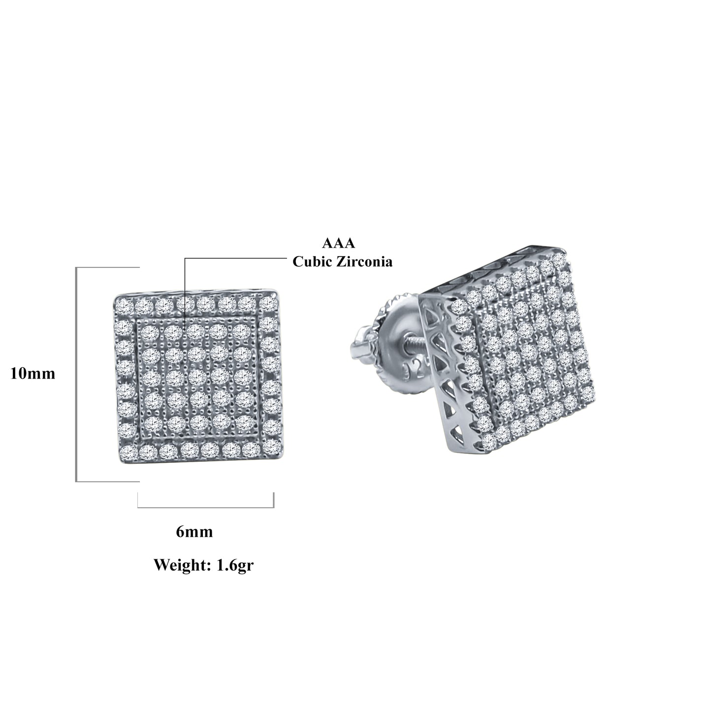 PIAZZA  SCREW BACK EARRINGS | 9212681