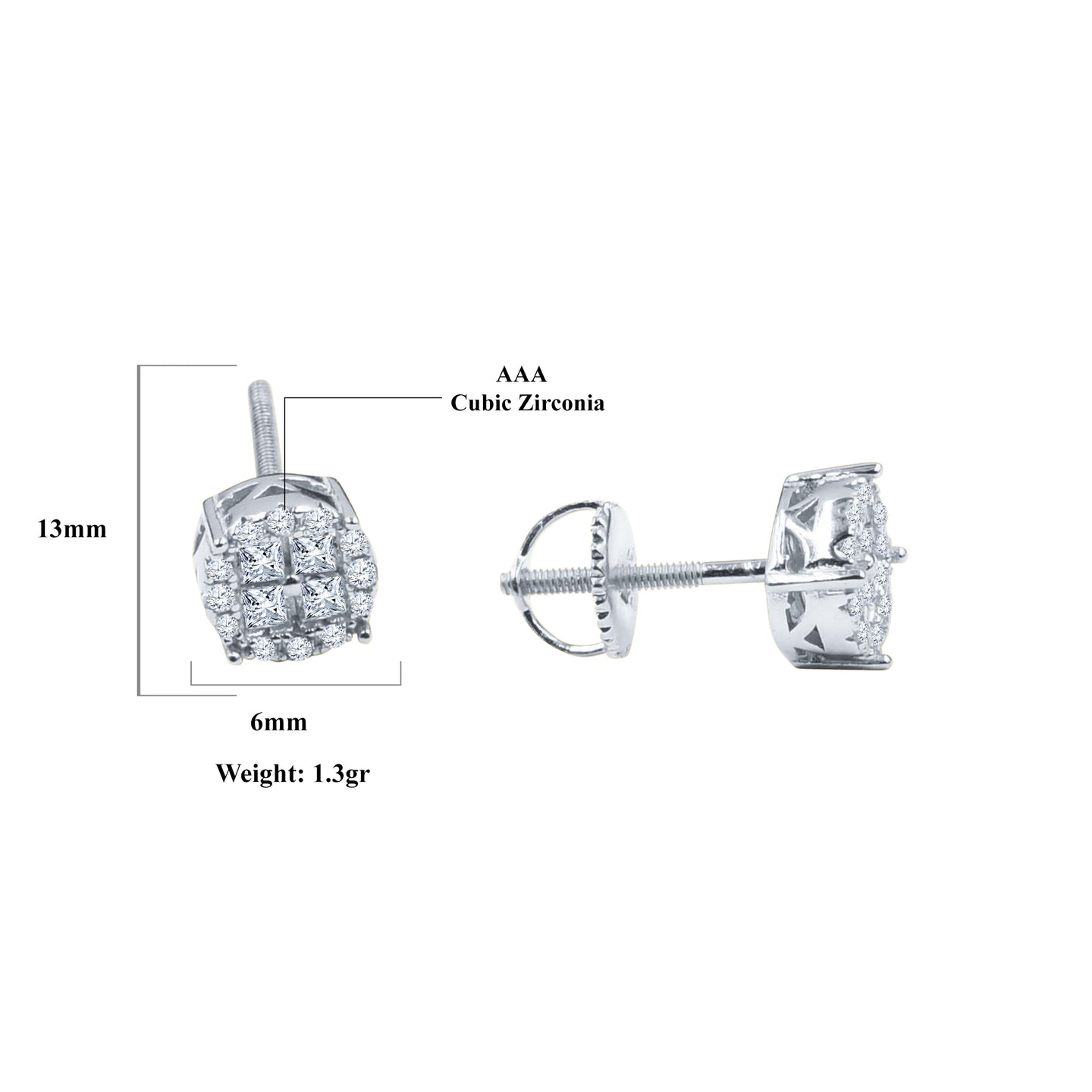 PETTY SCREW BACK EARRINGS | 9212541