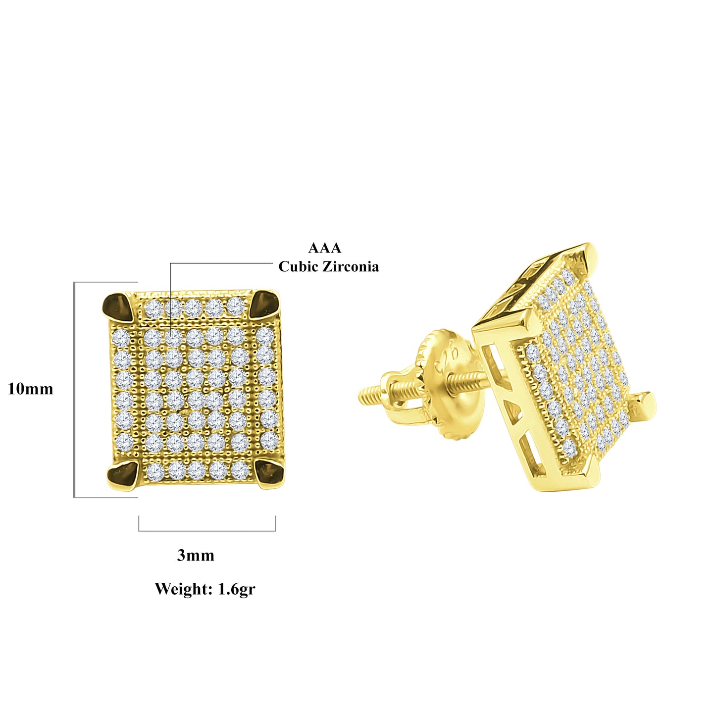 Lucent Screw Back earrings | 9212972