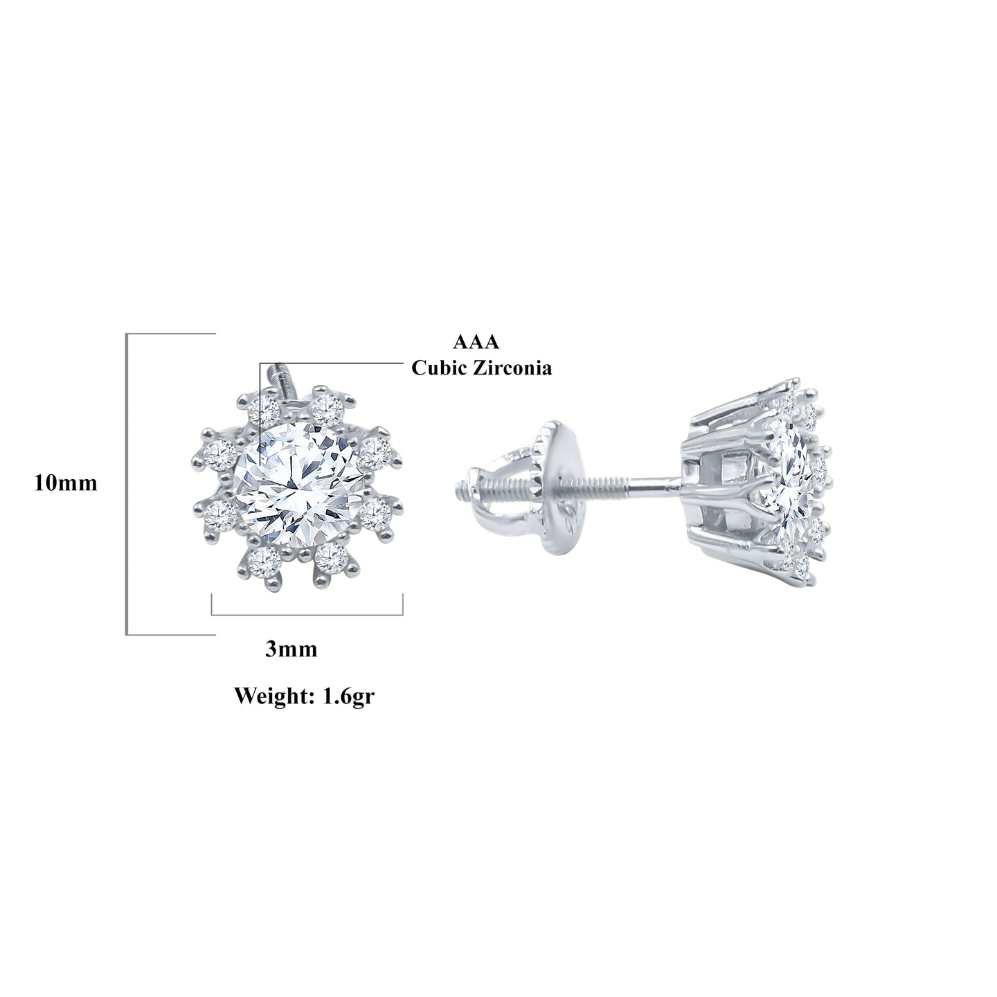 ETOILE SCREW BACK EARRINGS | 9212651