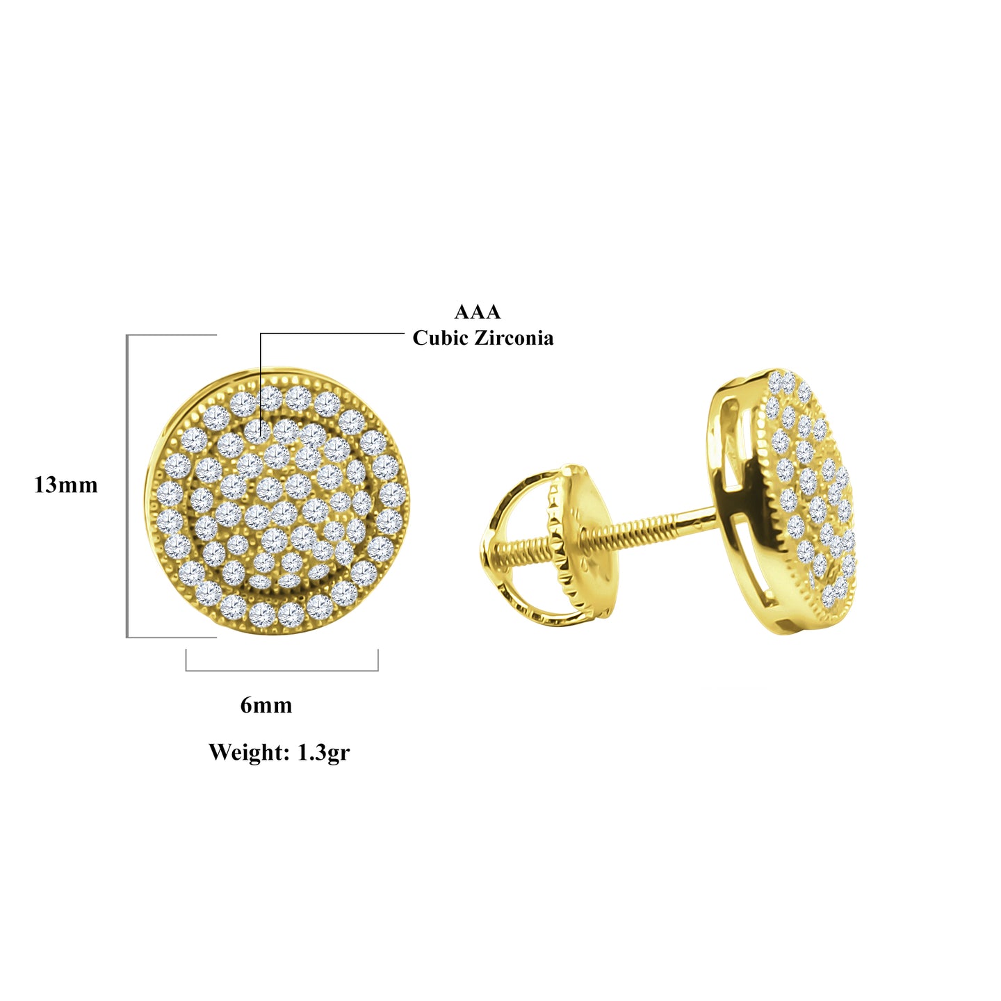 Annular Screw Back earrings | 9212882