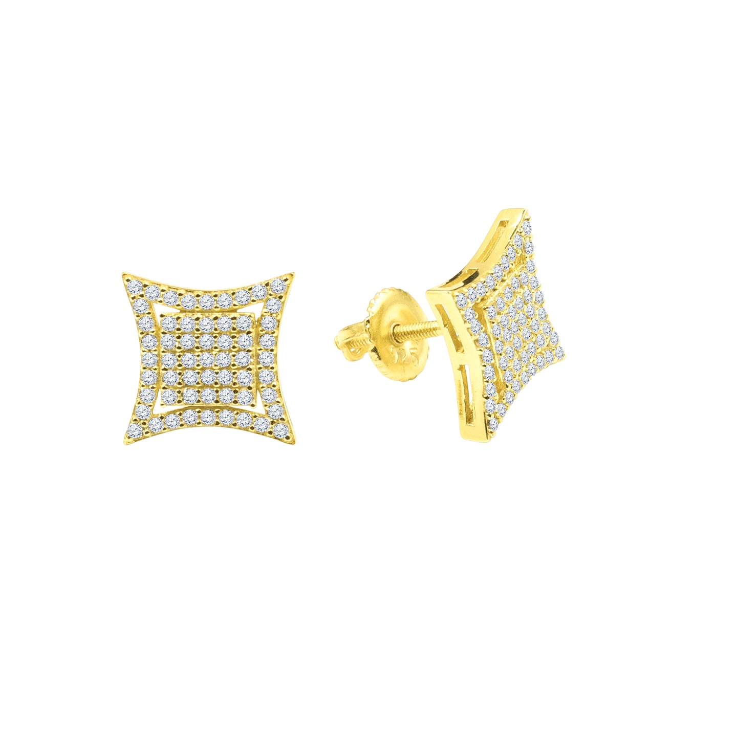 Concave Screw Back earrings | 9216112