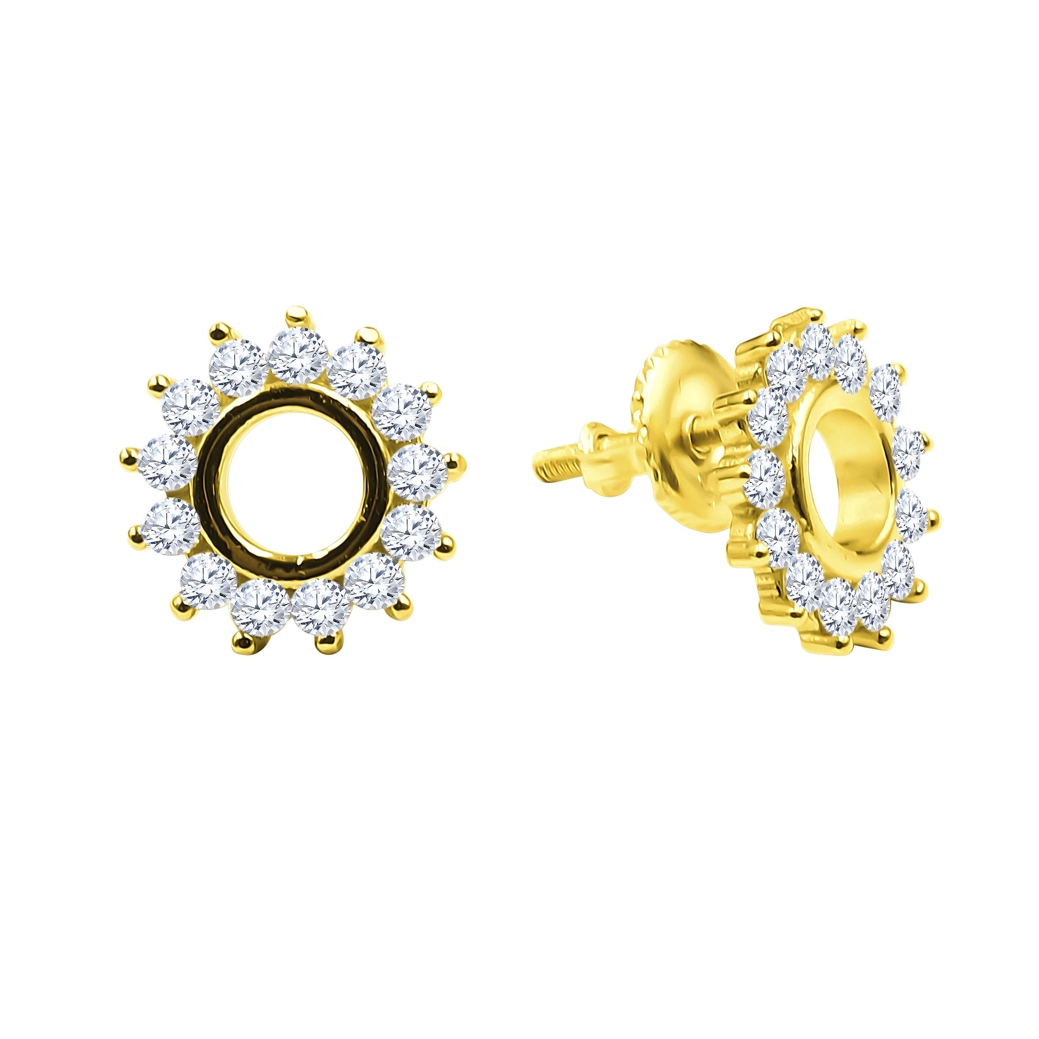 Crater Screw Back earrings | 9212902