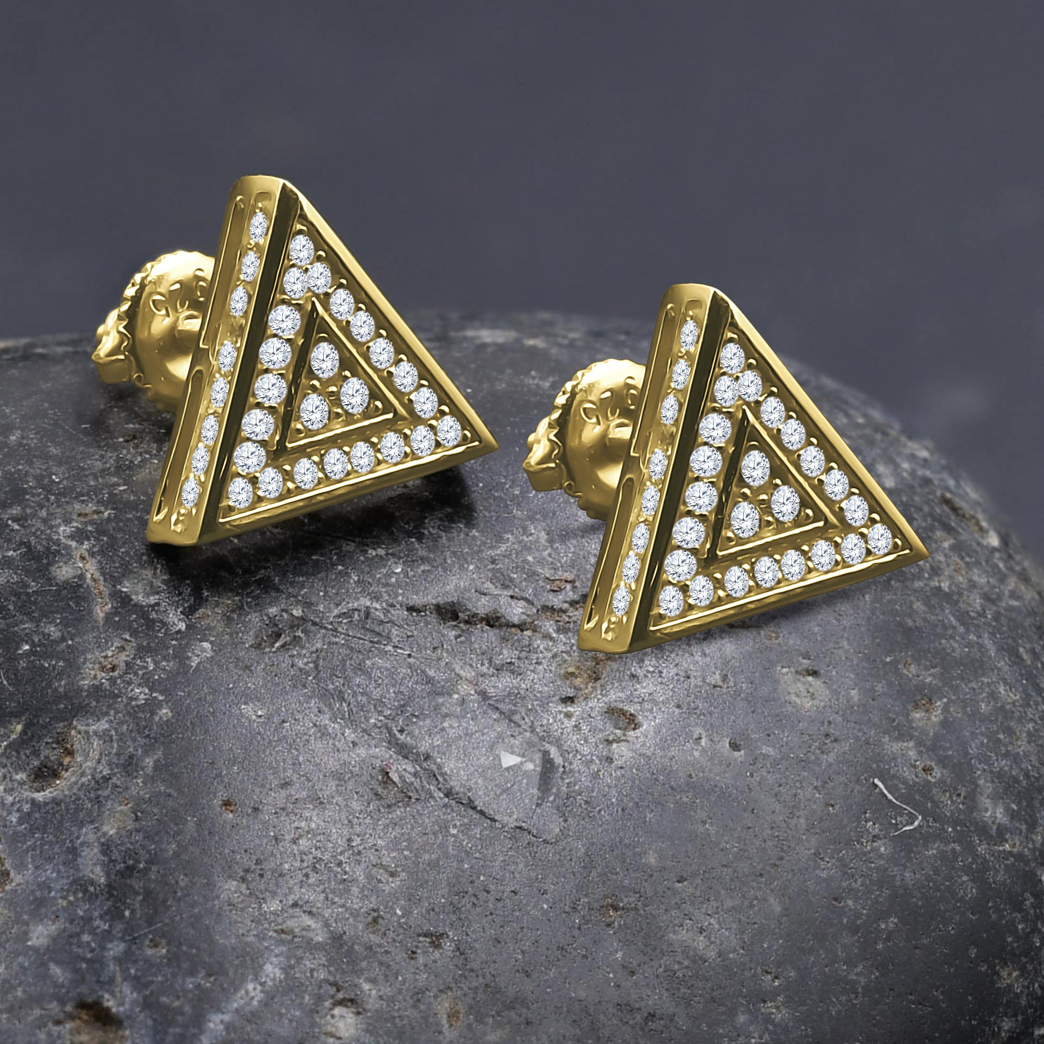 Trigonal Screw Back earrings | 9212822