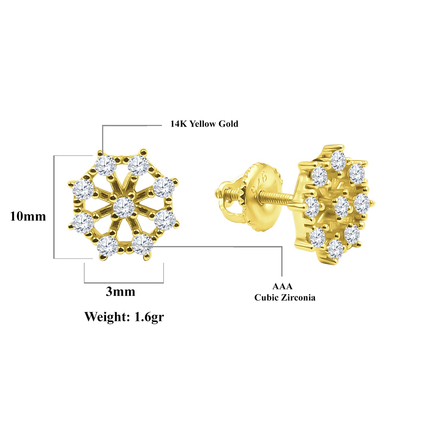 Swivel Screw Back earrings | 9212982