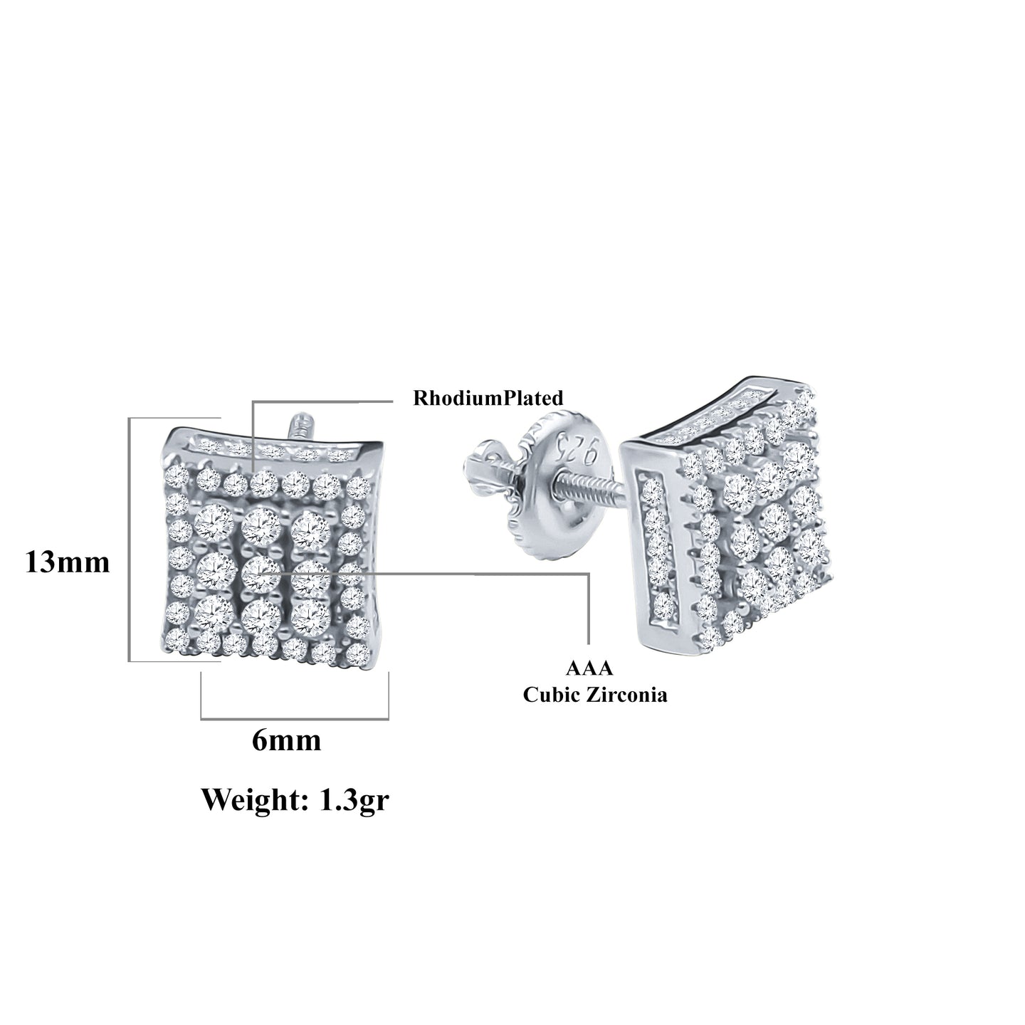 ILLUMINE SCREW BACK EARRINGS | 9212721