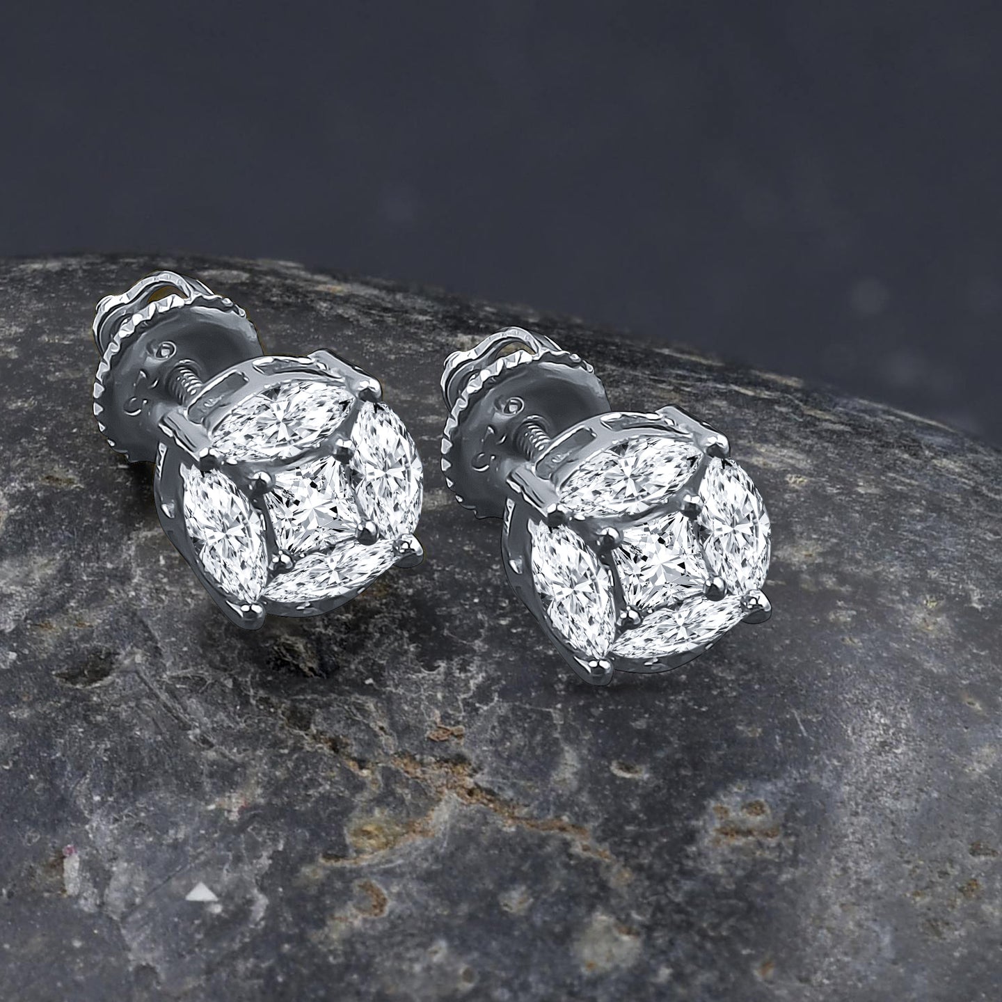 ADORN SCREW BACK EARRINGS  | 9212621