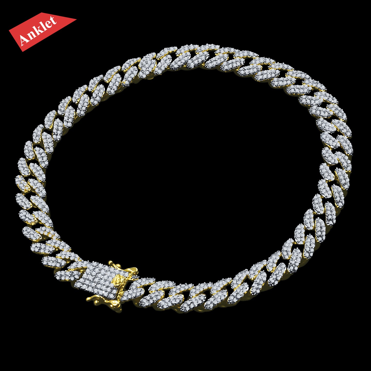 GLINT 8MM CUBAN ANKLET I 962772