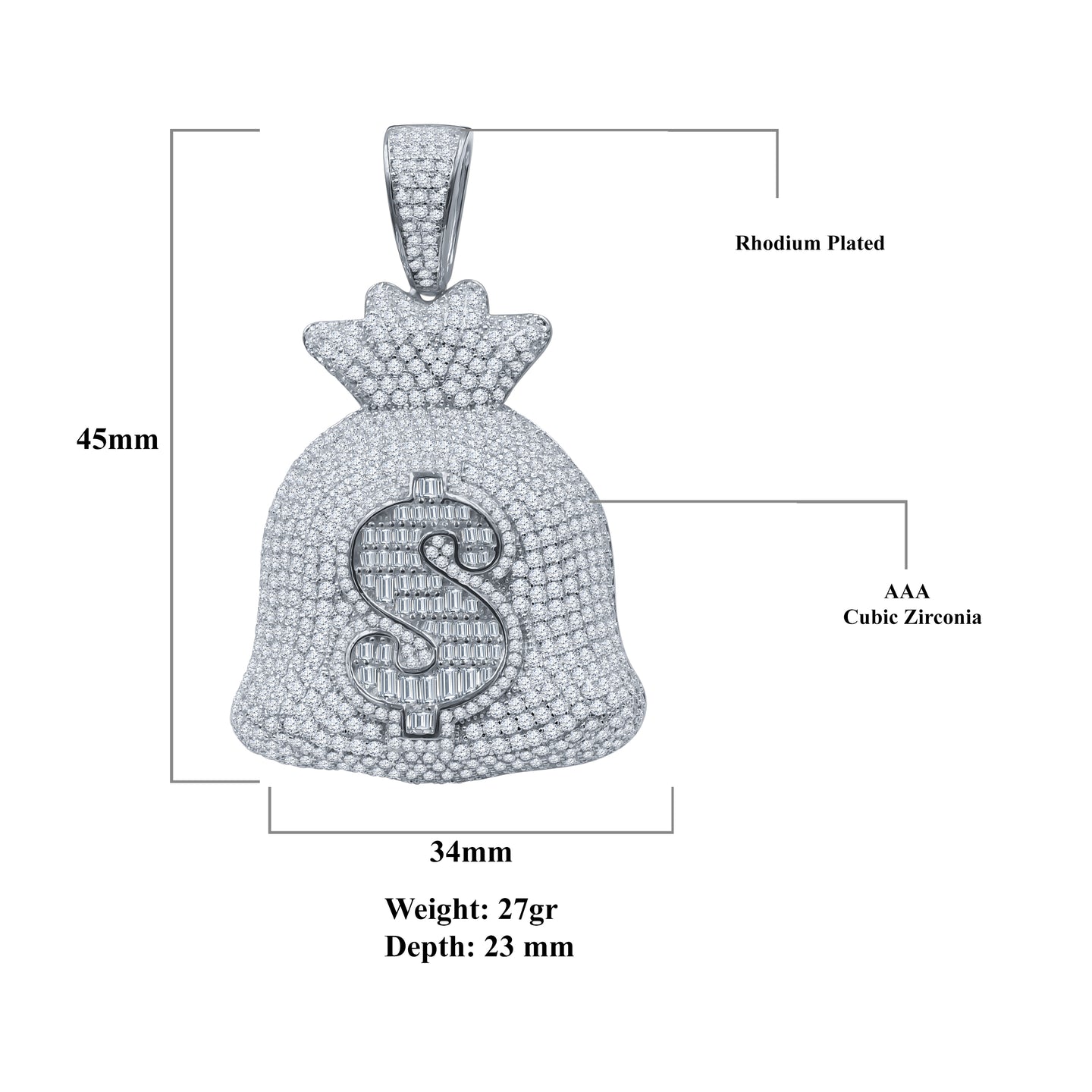 GLITZY SILVER Pendant | 9213891