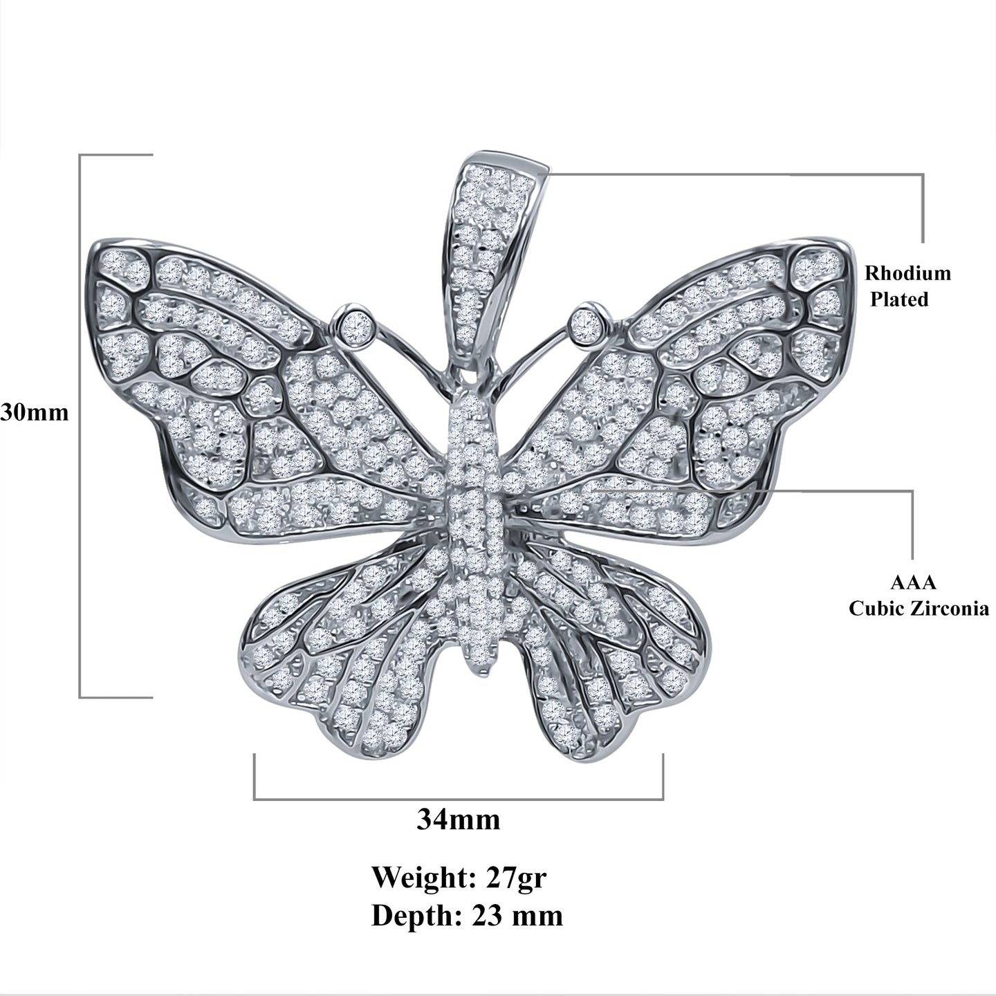 FLUTTER SILVER Pendant | 9213971