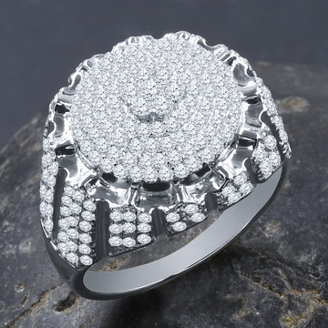 AGGRANDIZE SILVER RING I 9214541