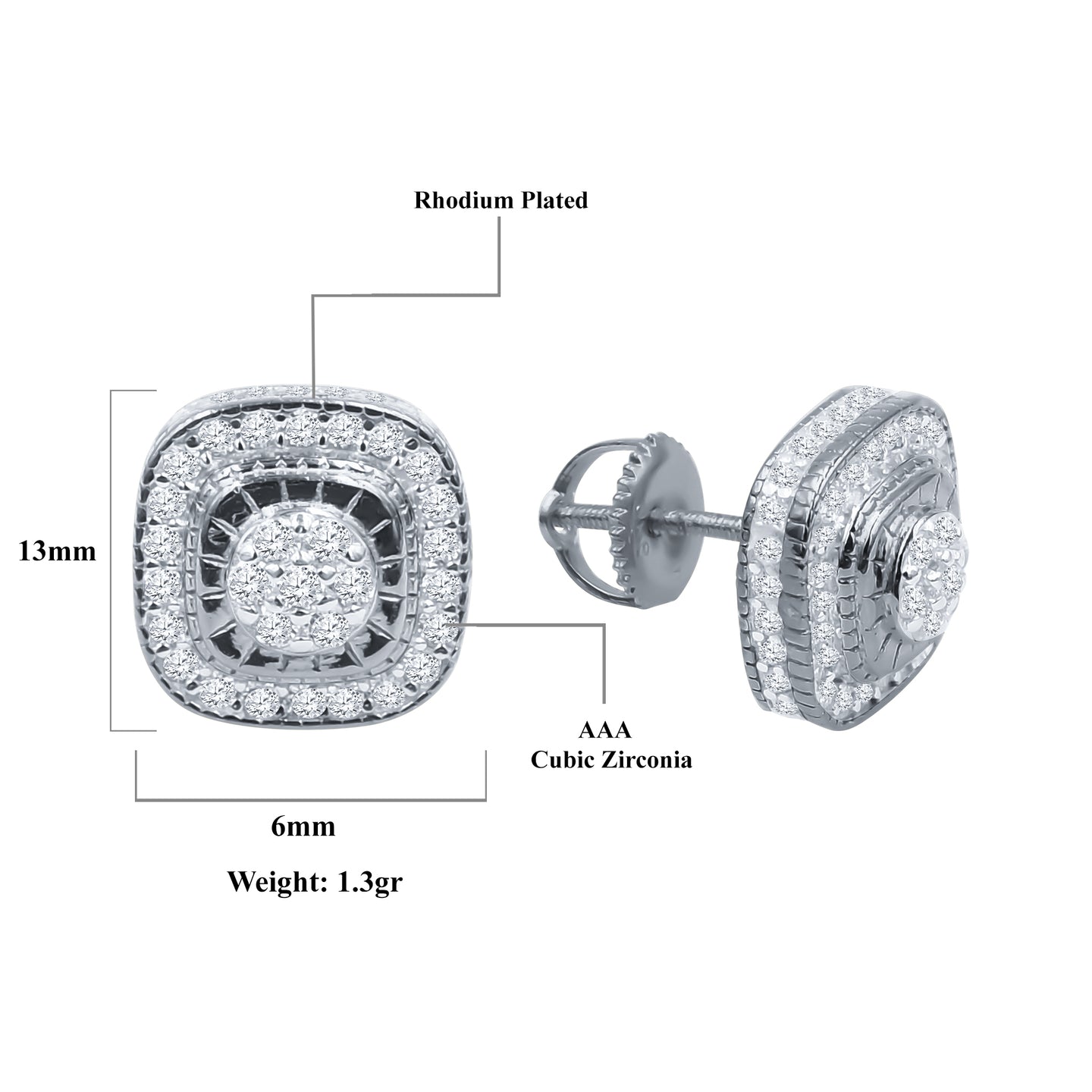 MARVY SILVER EARRINGS | 9214441