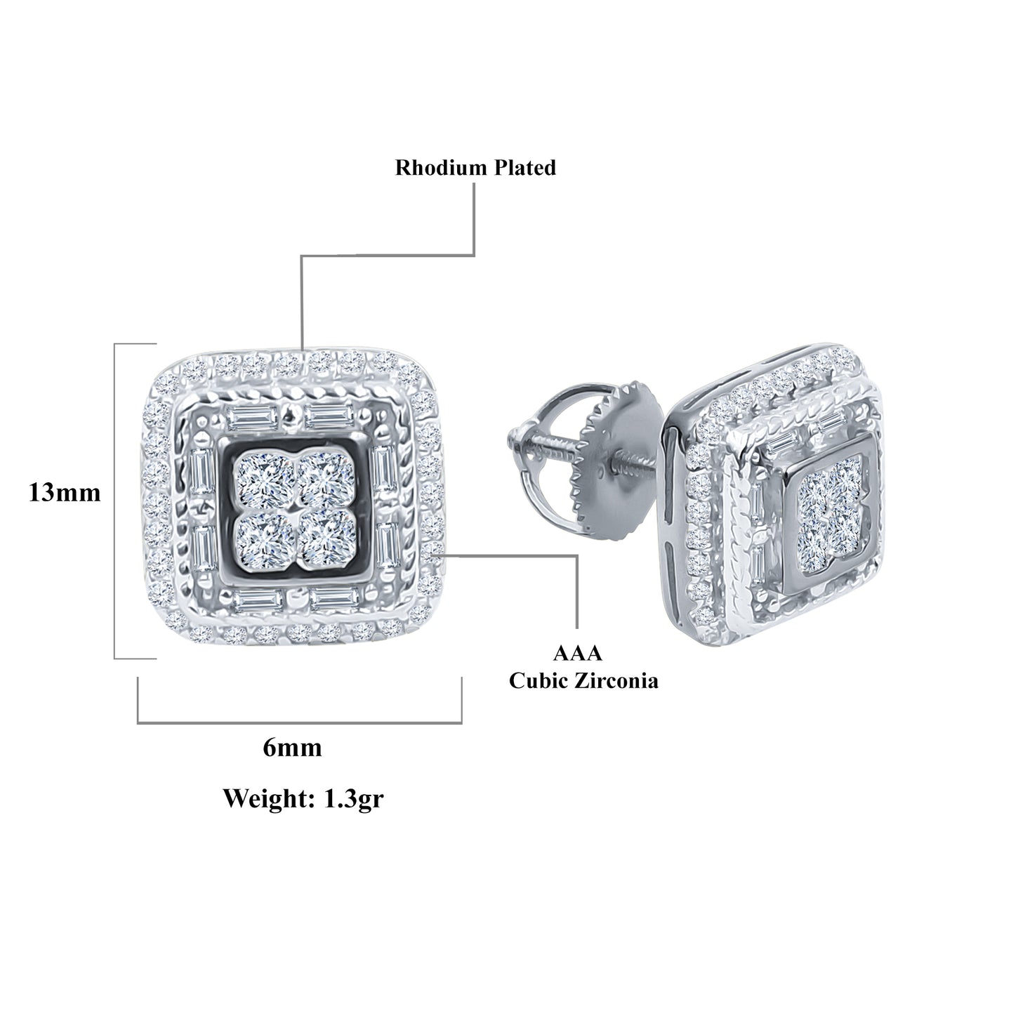 BLARE SILVER EARRINGS | 9214451