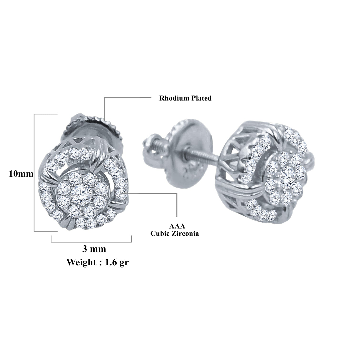 FLAIR SILVER EARRINGS | 9212661